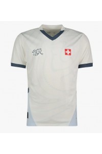 Fotbalové Dres Švýcarsko Venkovní Oblečení ME 2024 Krátký Rukáv